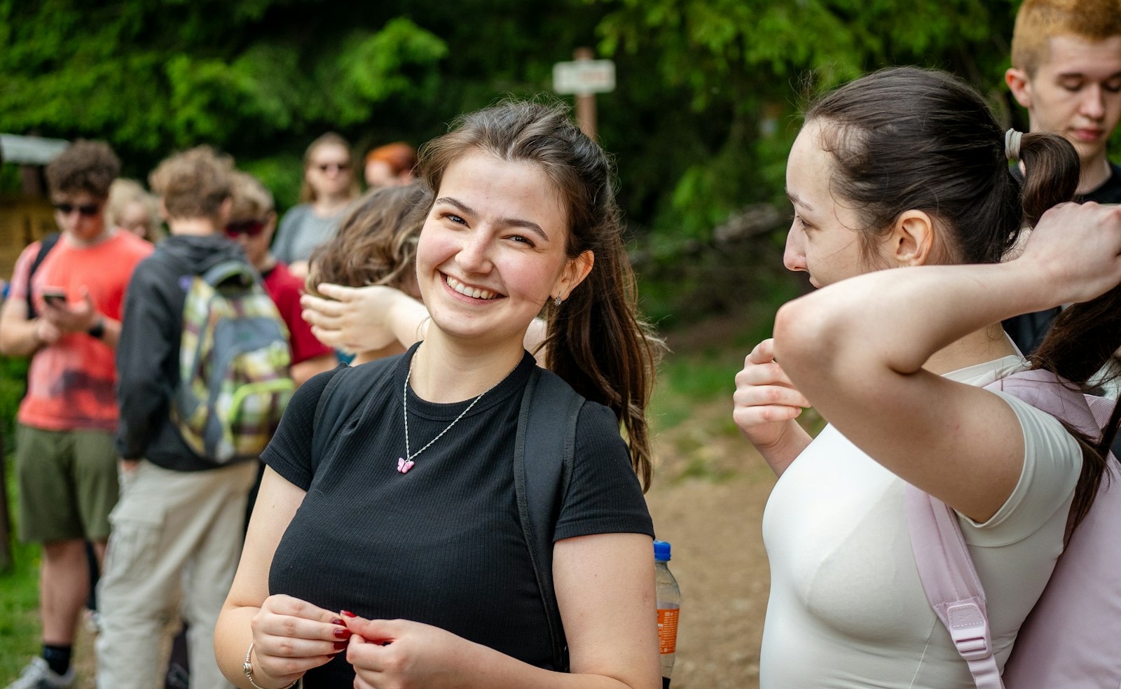 Camp USA participant at summer camp